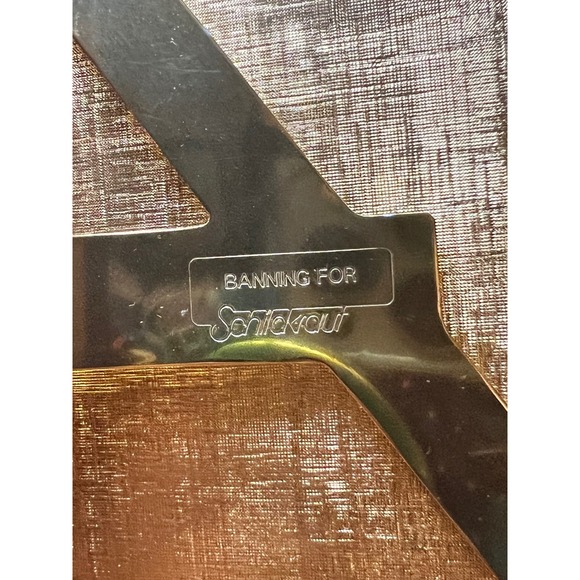 Vintage Japanese Black Enamel Gold Tone Cigarette Case Slim Banning Snickoui - Picture 5 of 8